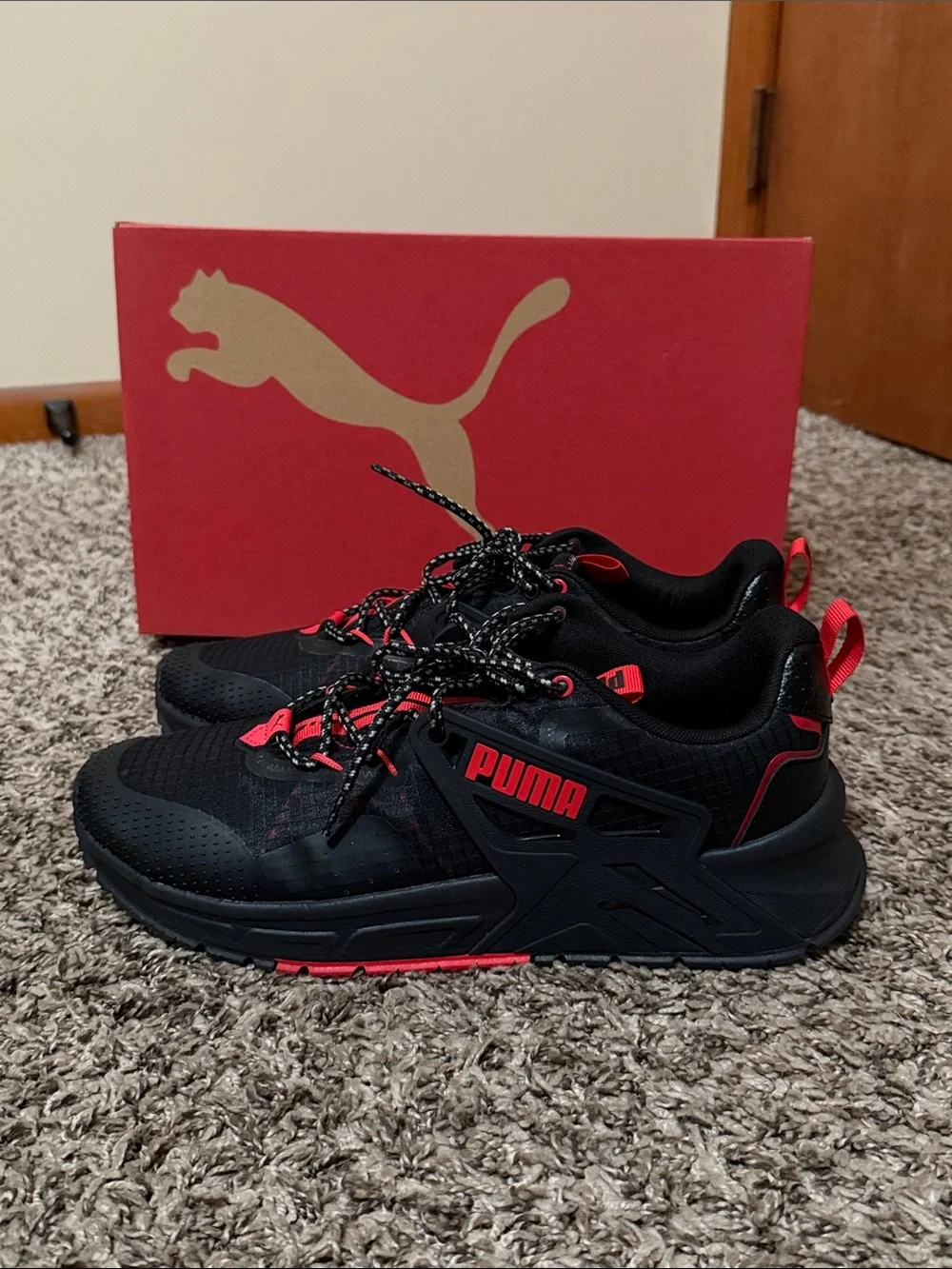 Puma Pacer+ 'Black Red Sneakers Men’s